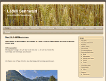 Tablet Screenshot of laedeli-sennwald.ch